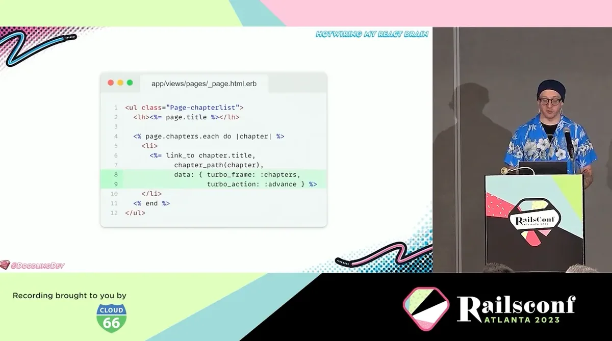 Hotwiring my React Brain (20:50)
