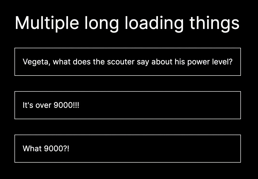 React suspense example